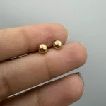 گوشواره میخی نیم گوی