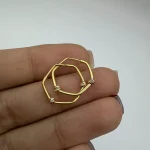 گوشواره شش ضلعی و گوی