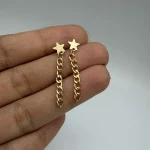 گوشواره میخی ستاره آویز کارتیه