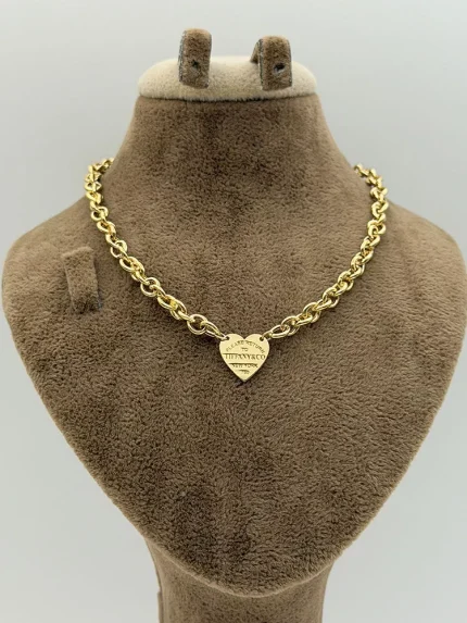 گردنبند قلب تیفانی