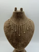 گردنبند شرابه ای پولکی و گوی - Image 2