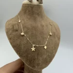 گردنبند آویز ستاره و لوزی