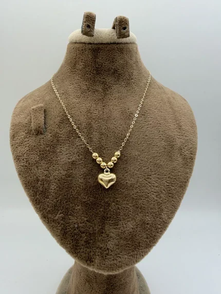 گردنبند گوی و قلب دامله