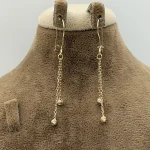 گوشواره آویز گوی البرنادو تک رنگ