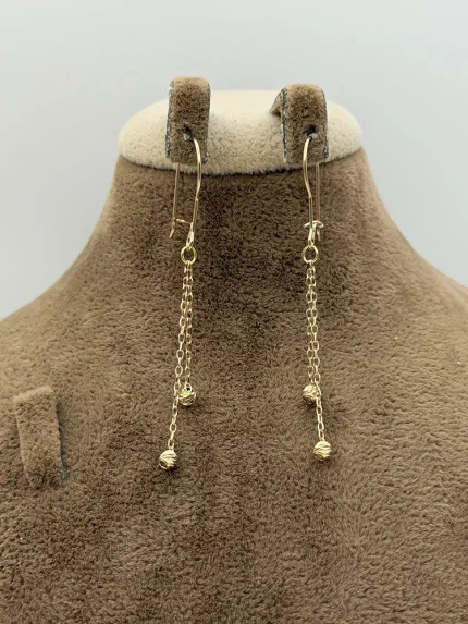 گوشواره آویز گوی البرنادو تک رنگ