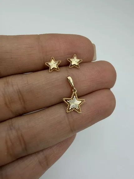 نیم ست ستاره تراشدار