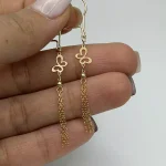 گوشواره آویز پروانه