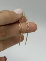 گوشواره آویز بی نهایت و قلب - Image 2