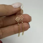 گوشواره آویز گل