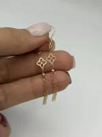 گوشواره آویز گل