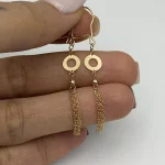 گوشواره آویز دایره