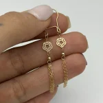 گوشواره آویز گل