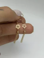 گوشواره آویز گل - Image 2