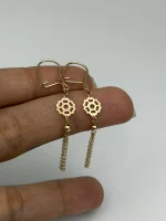 گوشواره آویز گل - Image 2