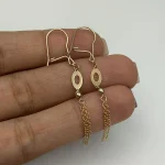 گوشواره آویز بیضی