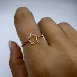 انگشتر مینیمال ستاره