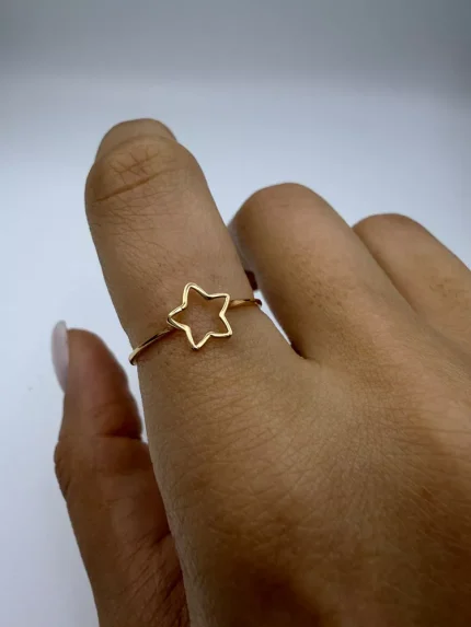 انگشتر مینیمال ستاره