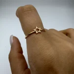 انگشتر مینیمال ستاره