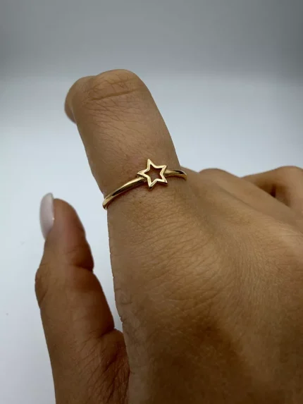 انگشتر مینیمال ستاره