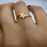 انگشتر مینیمال ستاره