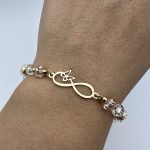 دستبند کادوئی طرح بی نهایت و پروانه