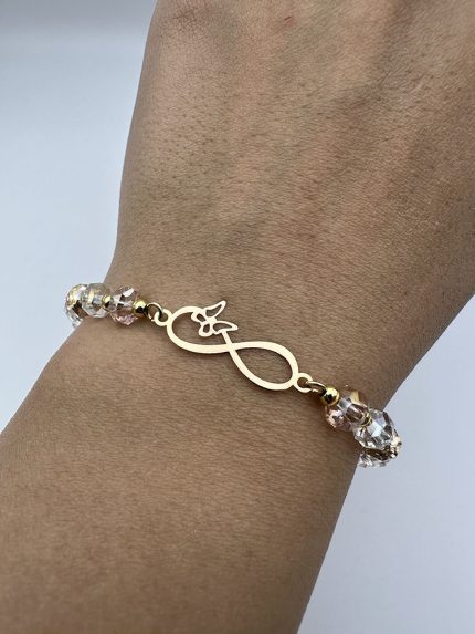 دستبند کادوئی طرح بی نهایت و پروانه