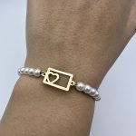 دستبند کادوئی طرح قلب