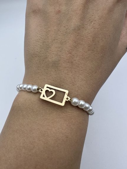 دستبند کادوئی طرح قلب