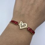 دستبند کادوئی طرح قلب