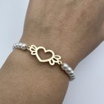 دستبند کادوئی طرح قلب