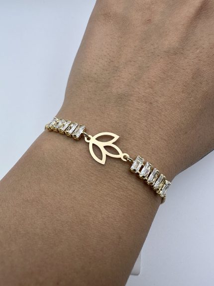 دستبند کادوئی طرح برگ