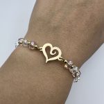 دستبند کادوئی طرح قلب