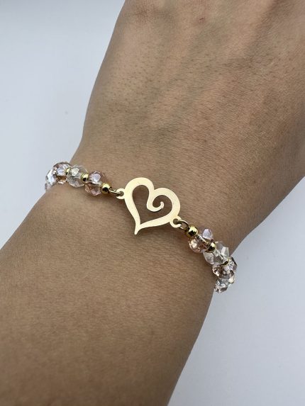 دستبند کادوئی طرح قلب