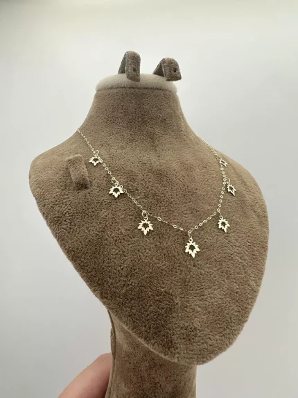 گردنبند آویز برگ