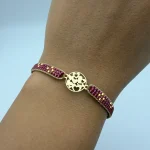 دستبند میوکی دایره و قلب