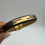 دستبند چرم مستطیل و خط