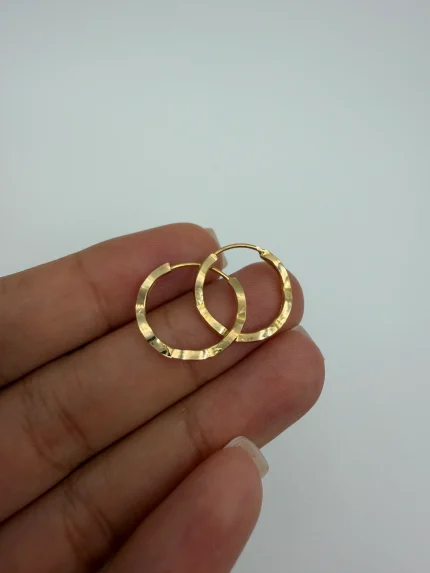 گوشواره حلقه ای موج