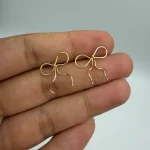 گوشواره میخی پاپیون