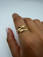 انگشتر گره تخت