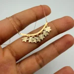 گردنبند خط و آویز ستاره