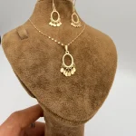 نیم ست بیضی آویز اشکی