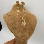 نیم ست بیضی آویز پولکی