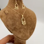 نیم ست بیضی آویز قلب