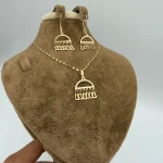 نیم ست نیم دایره آویز قلب