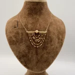 گردنبند گوی و خط آویز شرابه
