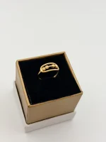 انگشتر بیضی و گوی تراشدار - Image 3