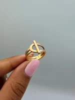 انگشتر موج و خط - Image 2