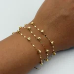 دستبند گوی و پولکی